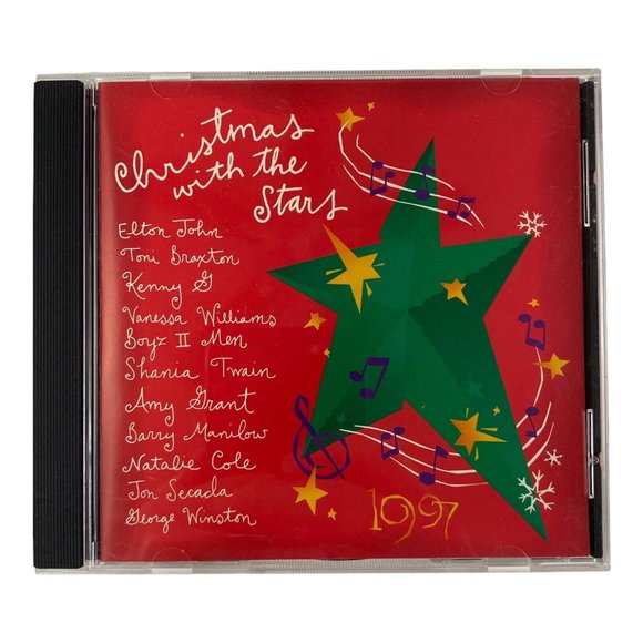 Various Artists: Christmas With The Stars (CD, 1997‎ BMG) Holiday, Twain, Grant - Picture 1 of 4
